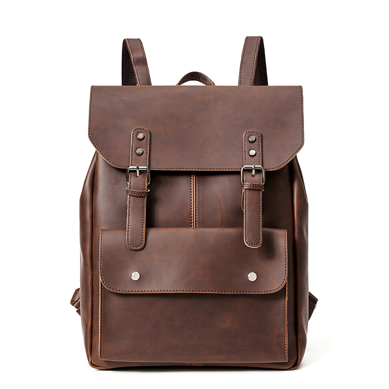 Vintage Men's Leather Backpack - Leather Work Rucksack Mens review and price