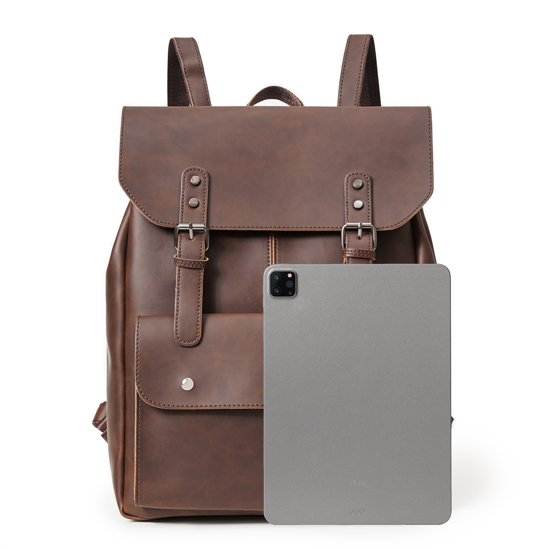 Vintage Men's Leather Backpack - Leather Work Rucksack Mens review and price