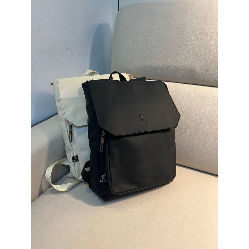 High Quality Flap PU Leather L - Leather Work Rucksack Mens review and price
