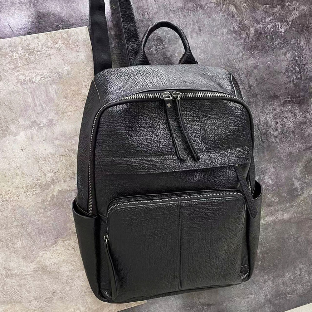 Large Man Genuine Leather Trav - Leather Work Rucksack Mens review and price