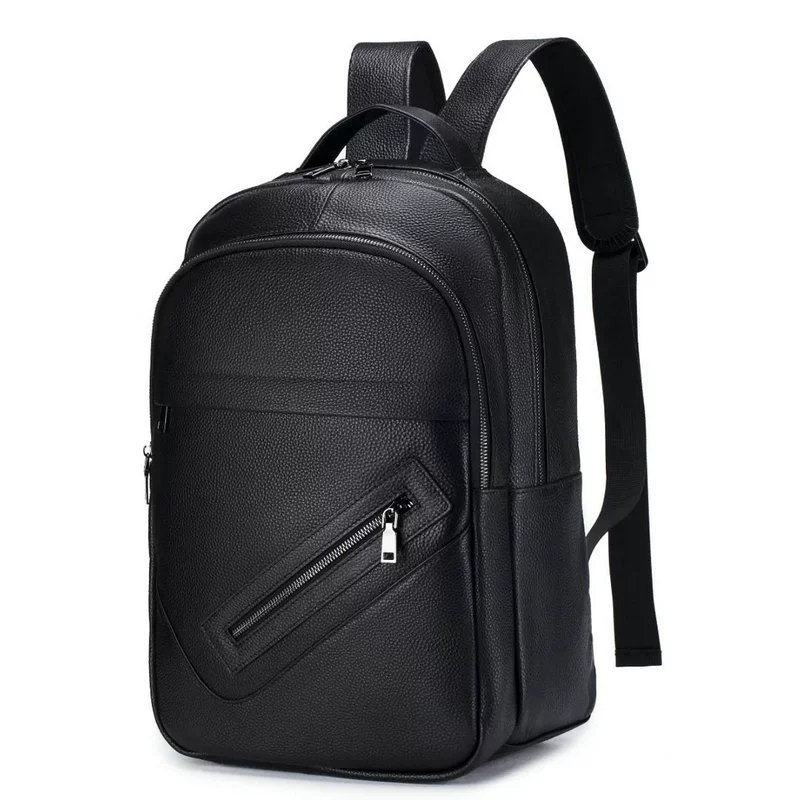 Black Genuine Leather Laptop B - Leather Work Rucksack Mens review and price