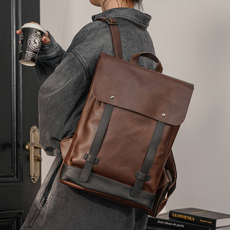 Men Vintage Leather Backpack 1 - Leather Work Rucksack Mens review and price