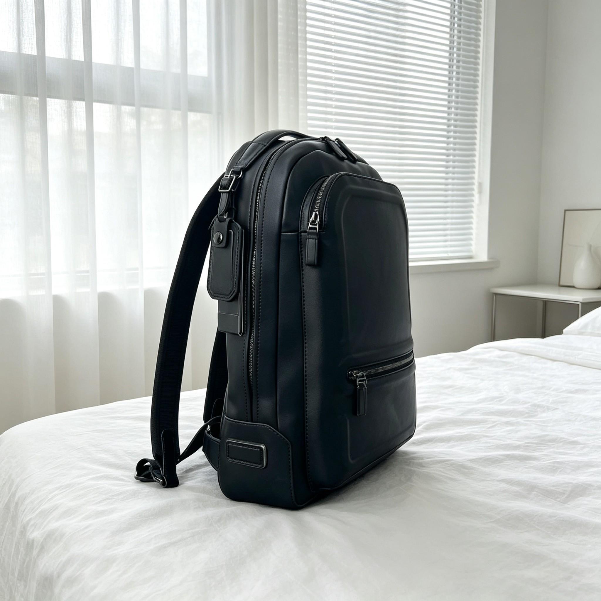 Business Commuter Backpack for - Leather Work Rucksack Mens review and price