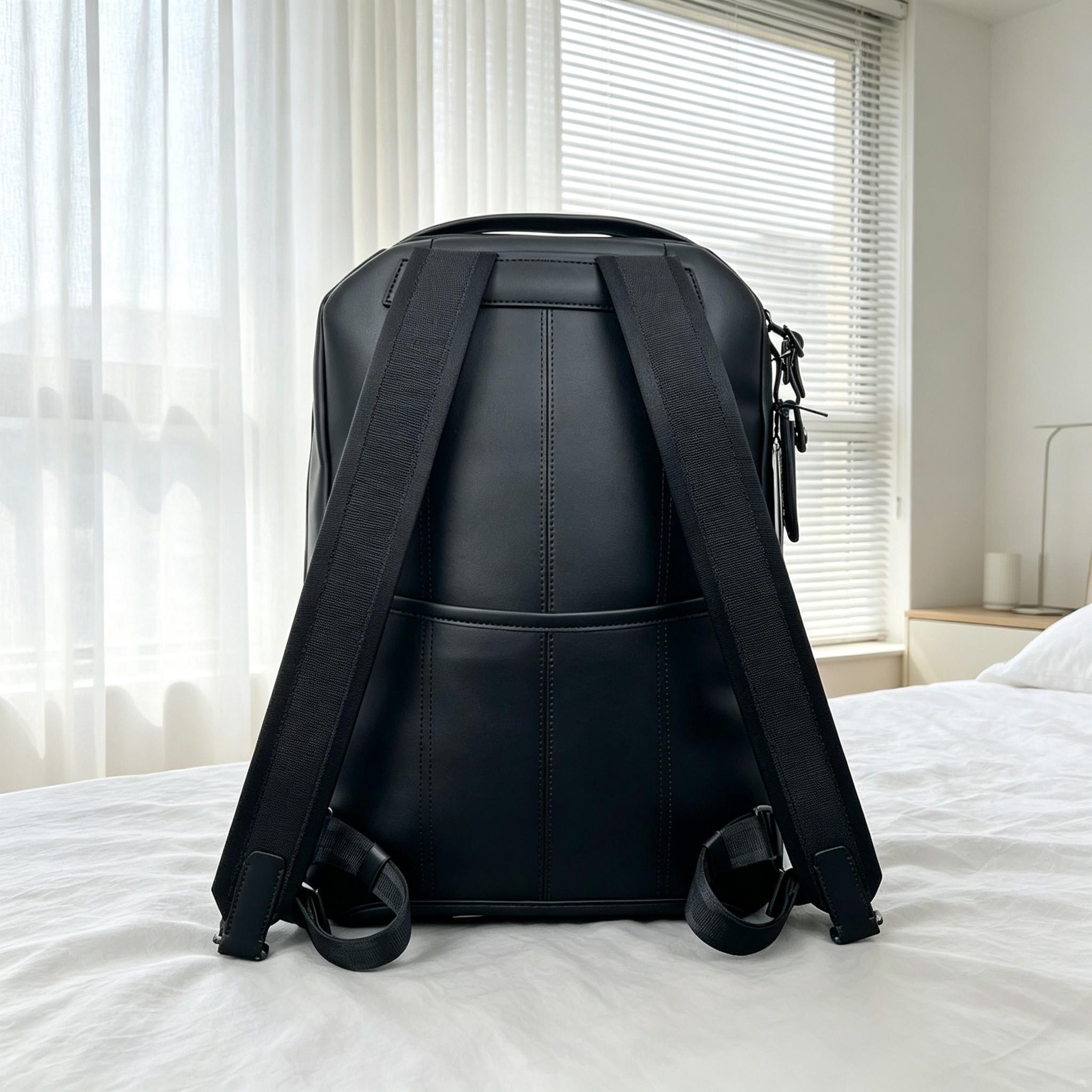 Business Commuter Backpack for - Leather Work Rucksack Mens review and price