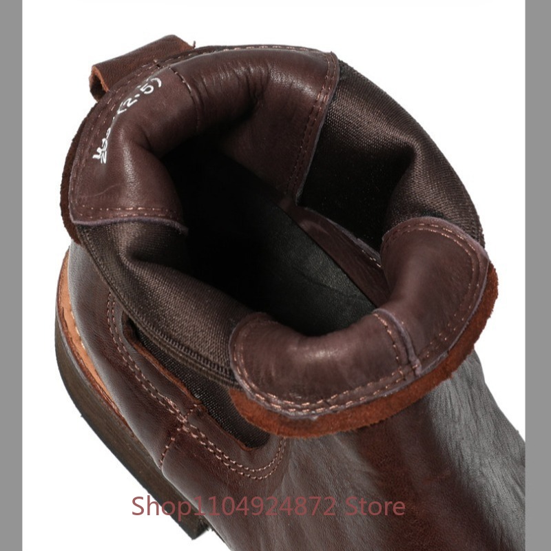Vintage Brogue Chelsea Boots M - Leatherwork Designs review and price