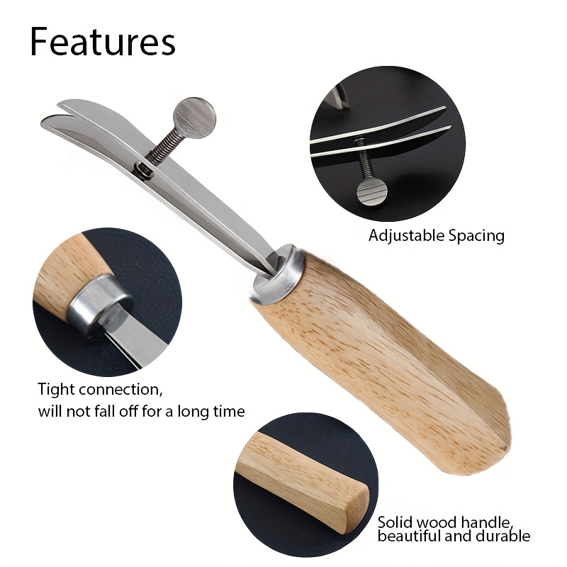 1pc Adjustable Width Leather E - Leatherwork Machine review and price