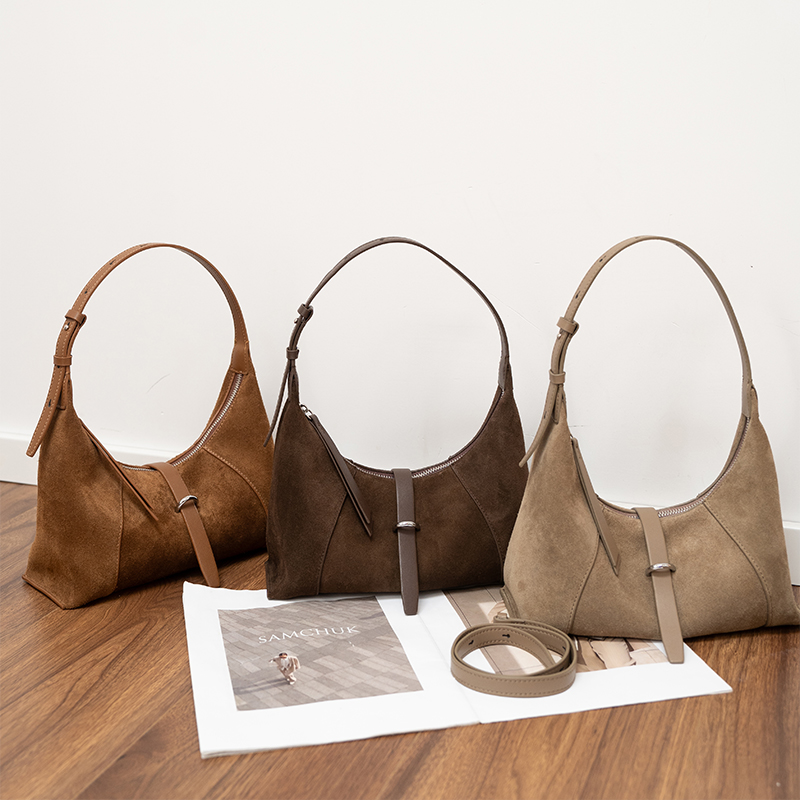 Ladies' suede handbag designer - Leatherwork Designs review and price