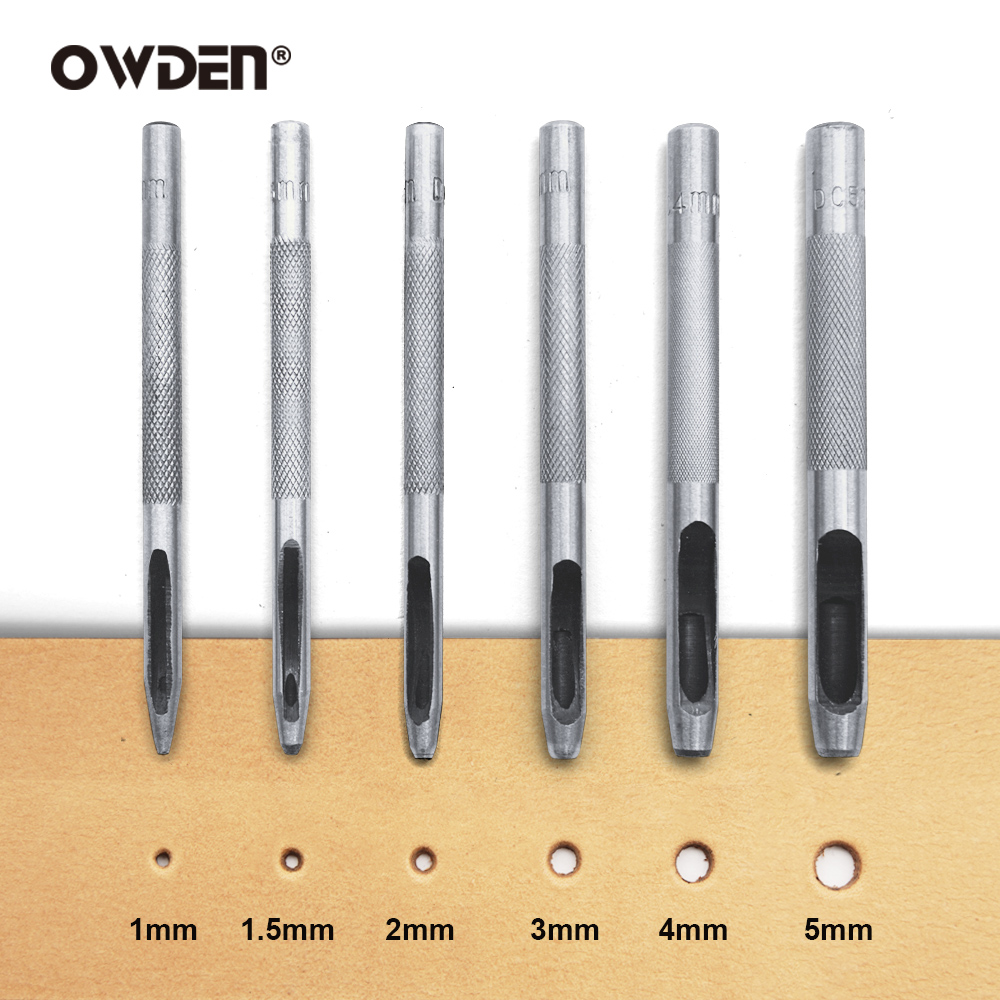 6pcs Leather Hole Punching Too - Rivet Setter Tool review and price