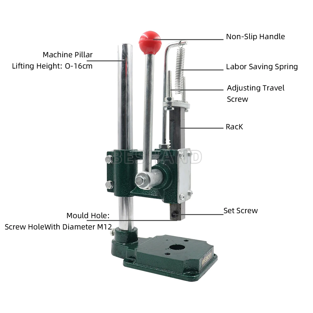Silent Leather Hole Punch Mach - Leatherwork Hand Press review and price