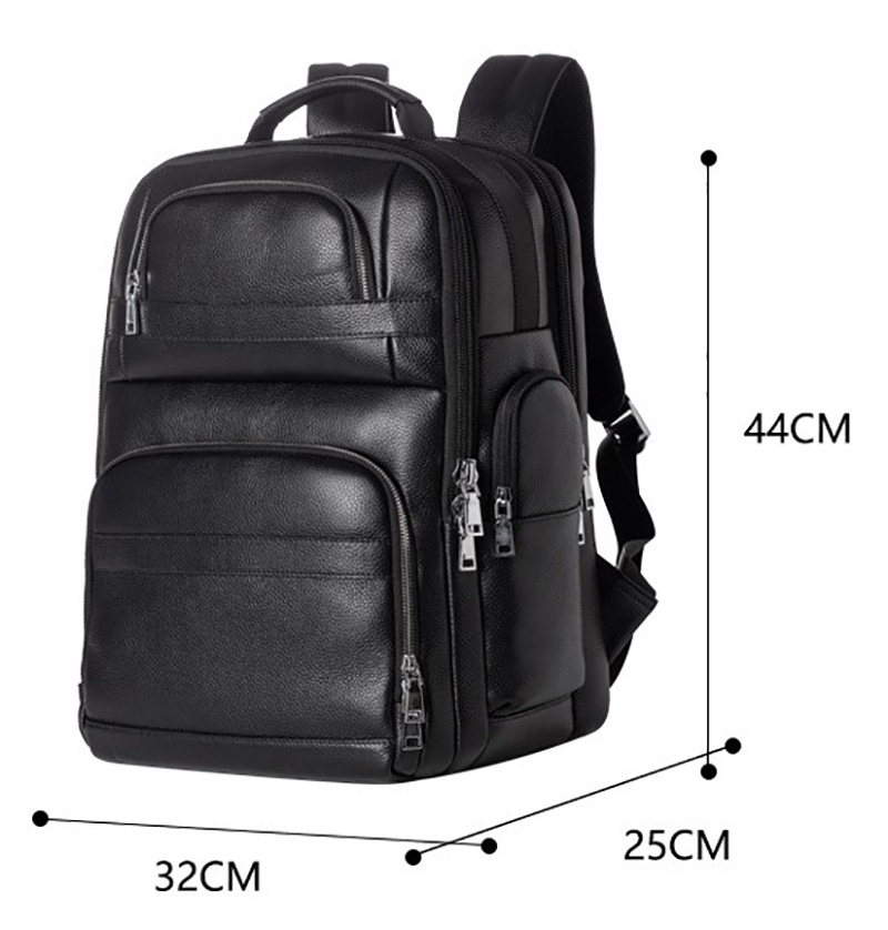 Luufan Genuine Leather Backpac - Leather Work Rucksack Mens review and price
