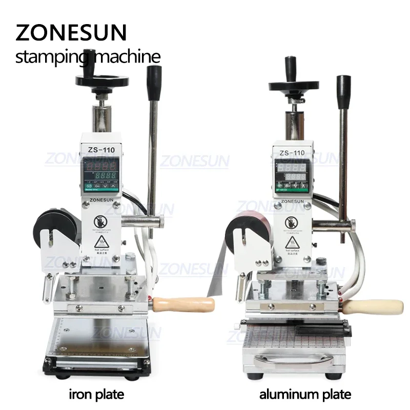 ZONESUN ZS110 Hot Foil Stampin - Leatherwork Hand Press review and price