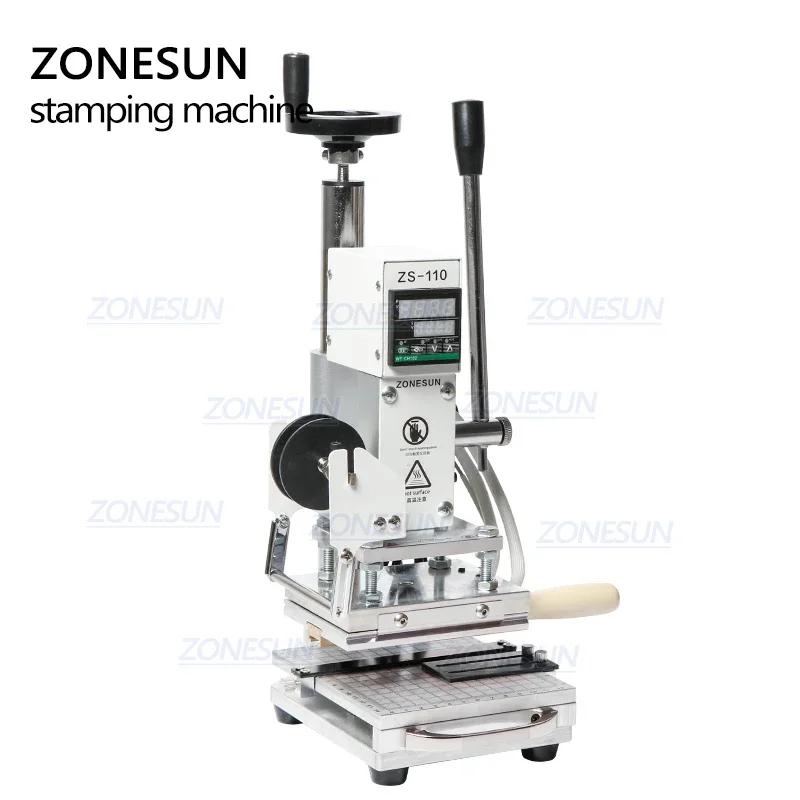 ZONESUN ZS110 Hot Foil Stampin - Leatherwork Hand Press review and price