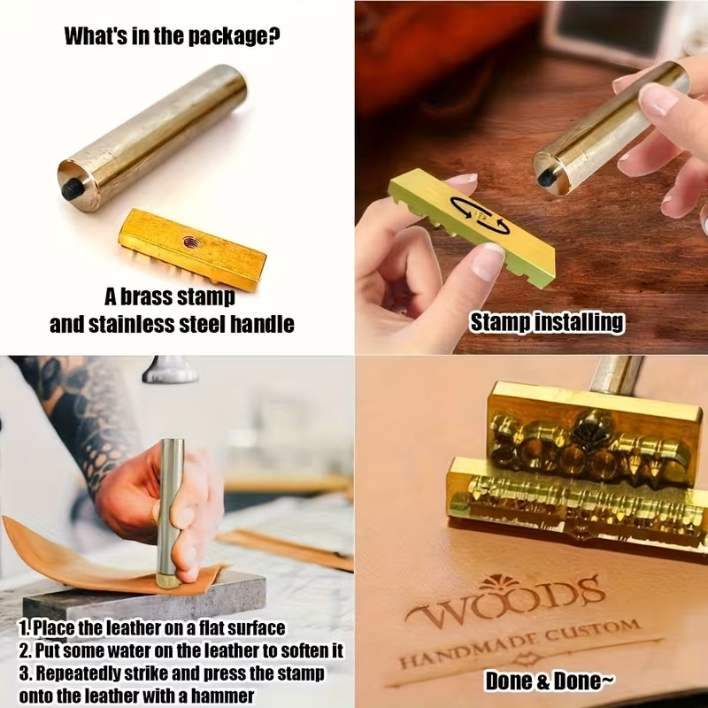 Custom LOGO Hammering Brand Ir - Leatherwork Hand Press review and price
