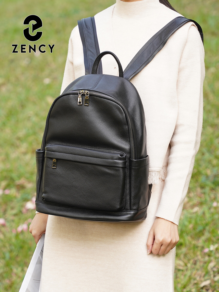 Zency Men Backpack Cow Leather - Leather Work Rucksack Mens review and price