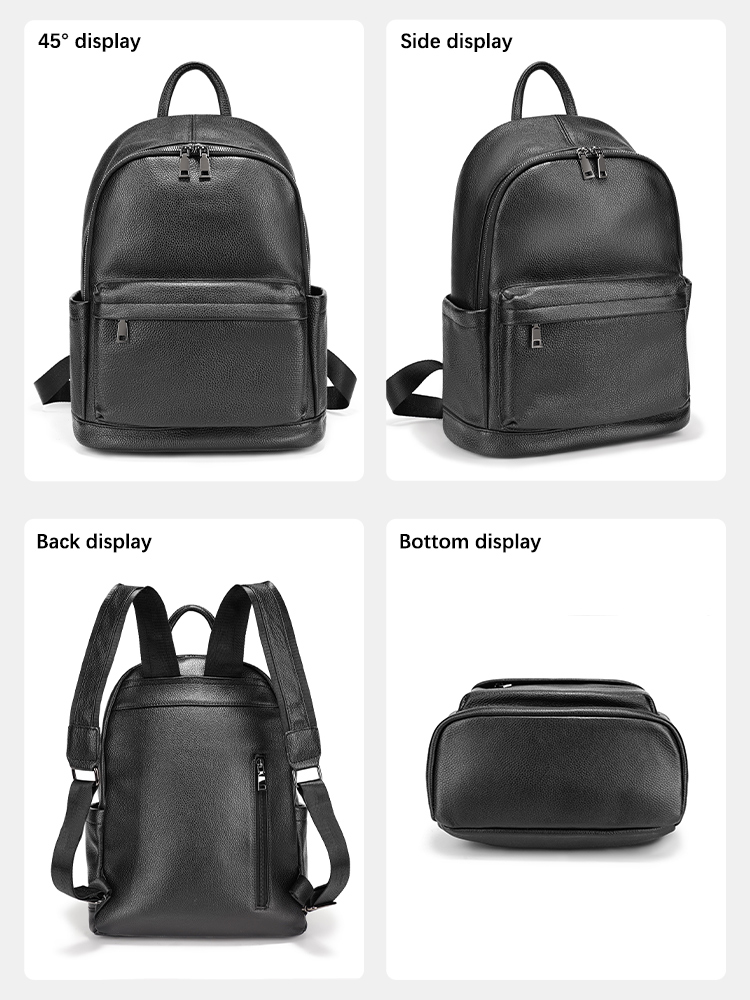Zency Men Backpack Cow Leather - Leather Work Rucksack Mens review and price